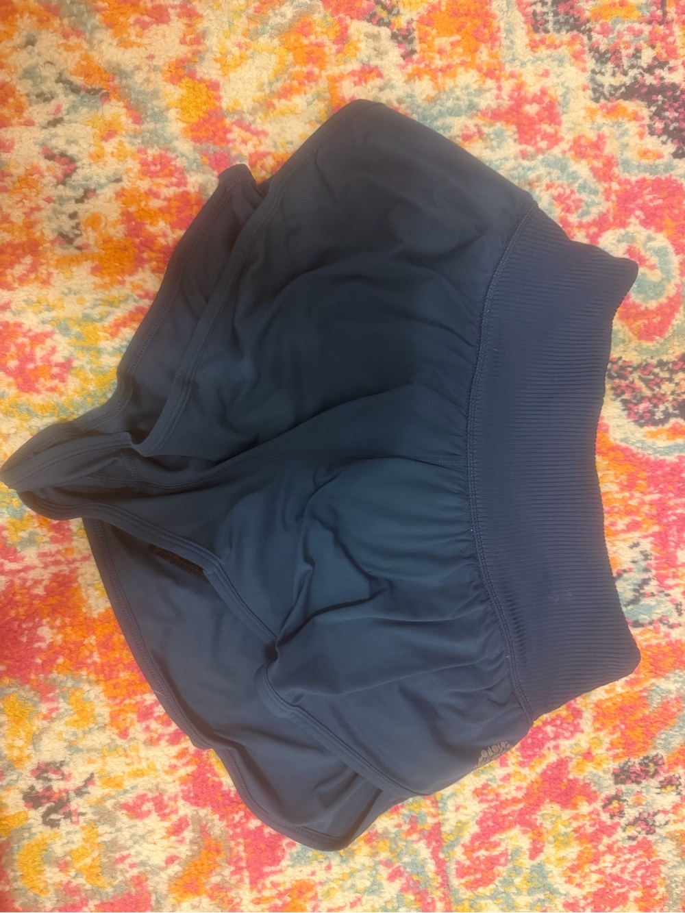 Free People Navy Athletic Shorts